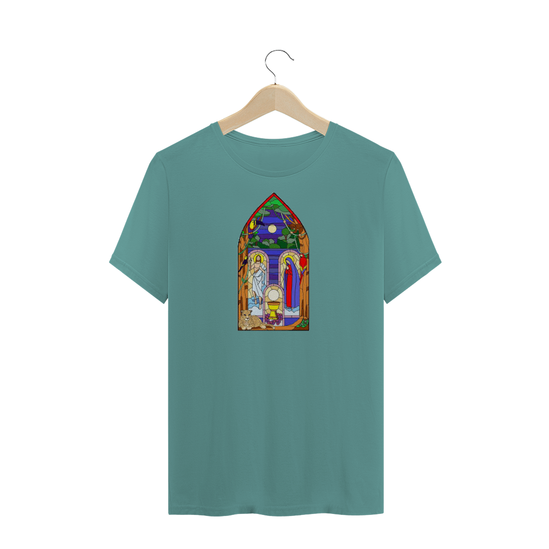 Nome do produto  CAMISETA MASCULINA SÍMBOLOS CATÓLICOS