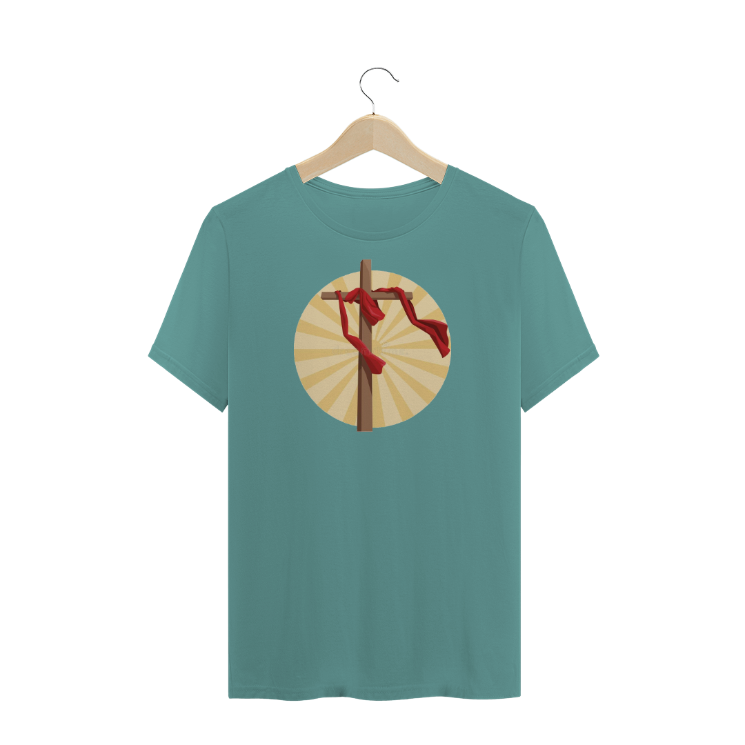 Nome do produto  CAMISETA MASCULINA SÍMBOLOS CATÓLICOS