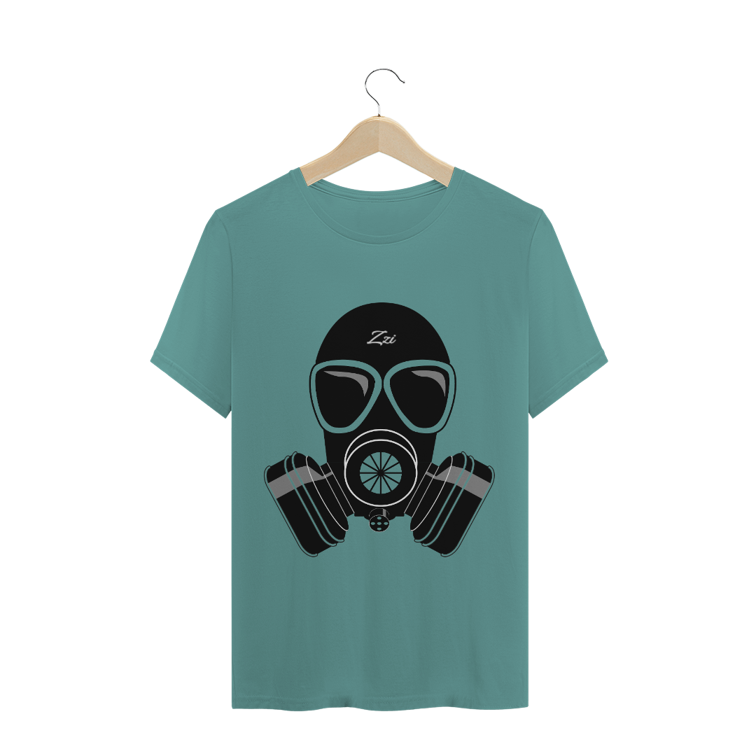 Nome do produto  Camiseta estonada - Máscara de gás