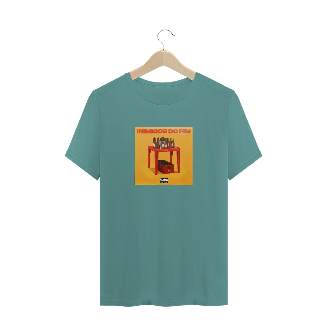 Nome do produto  Inimigos do Fim / T-Shirt Prime Masculina Verde estonada