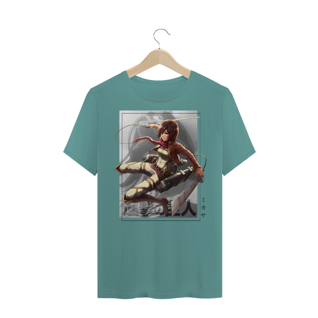 Nome do produto  Camiseta Anime Mikasa Attack On Titan