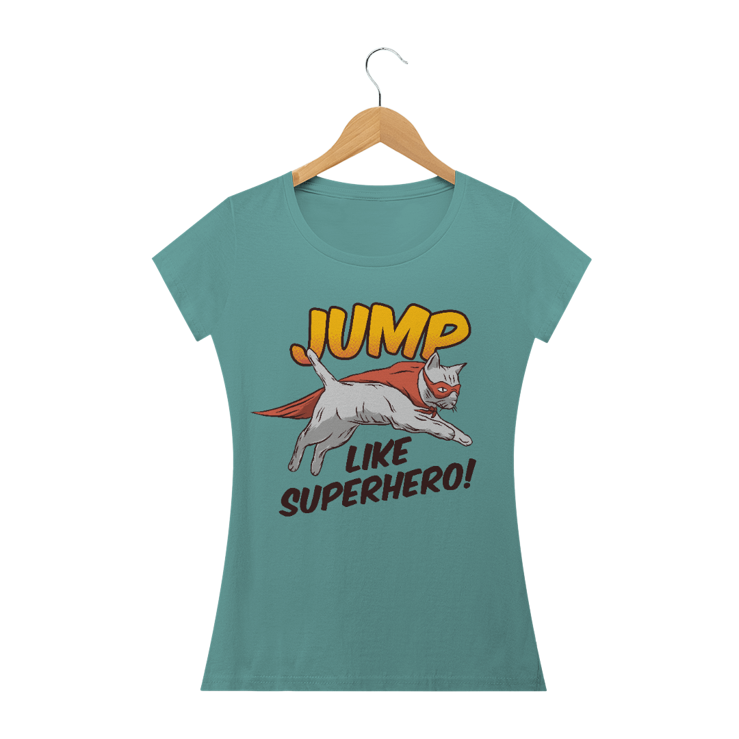 Nome do produto  Camiseta Jump Like Superhero