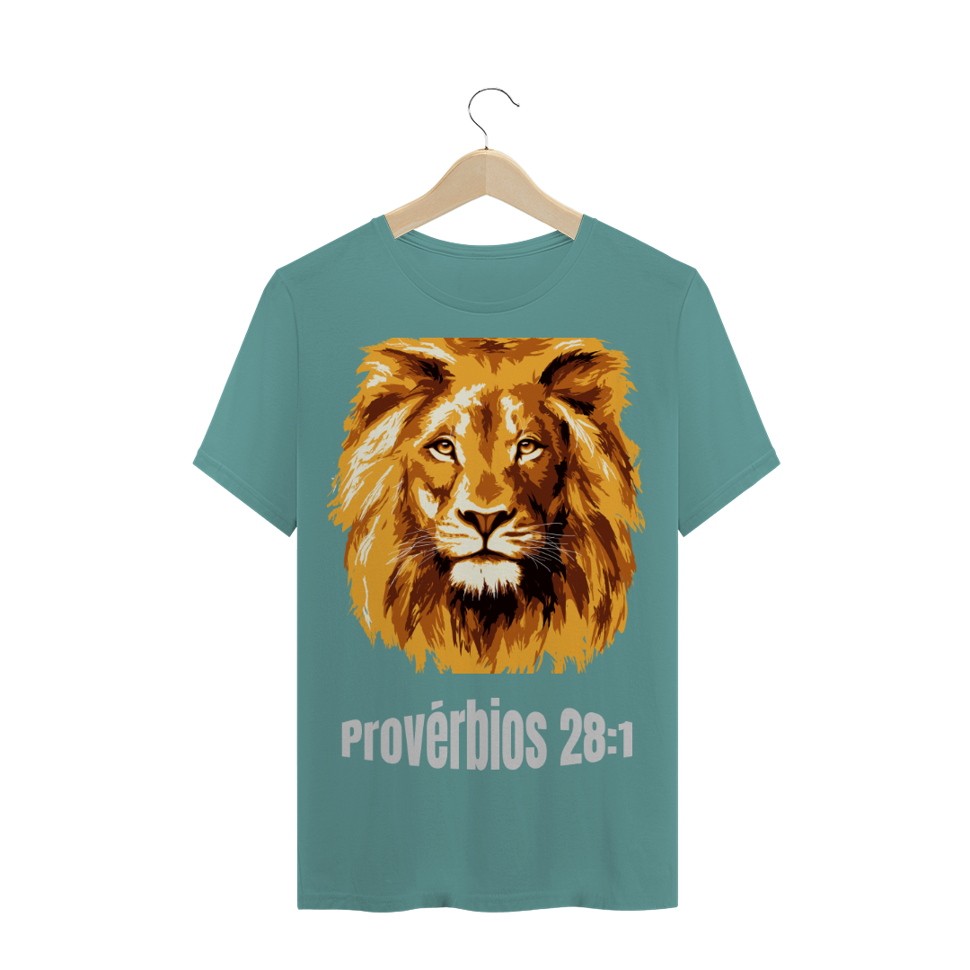 Nome do produto  Camiseta (Estonada)- Provérbios 28:1