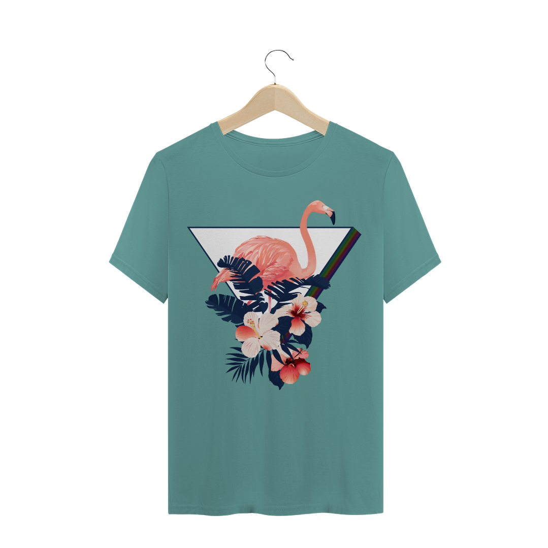 Nome do produto  Flamingo - T-shirt estonada