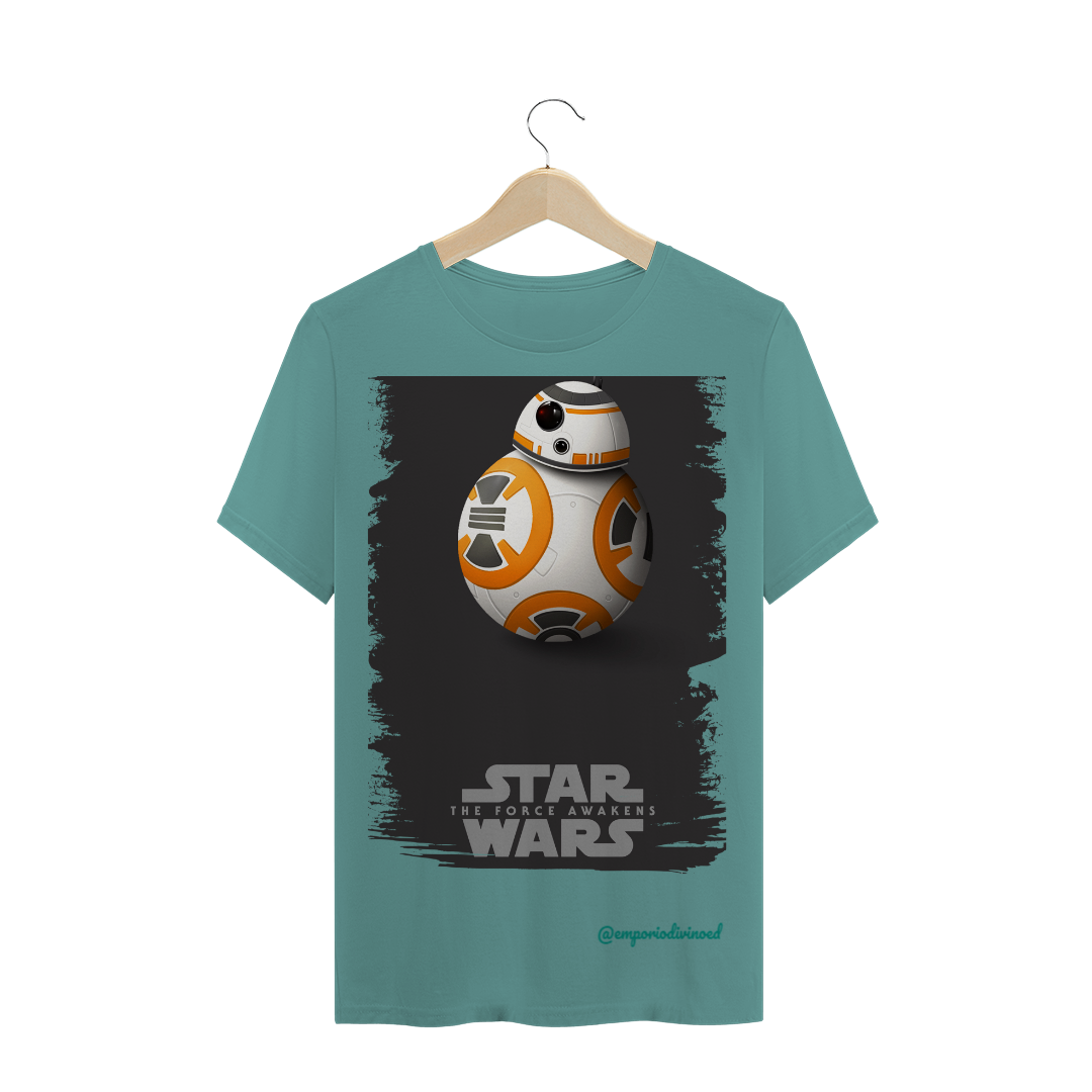 Nome do produto  T-SHIRT ESTONADA 'STAR WARS BB8'