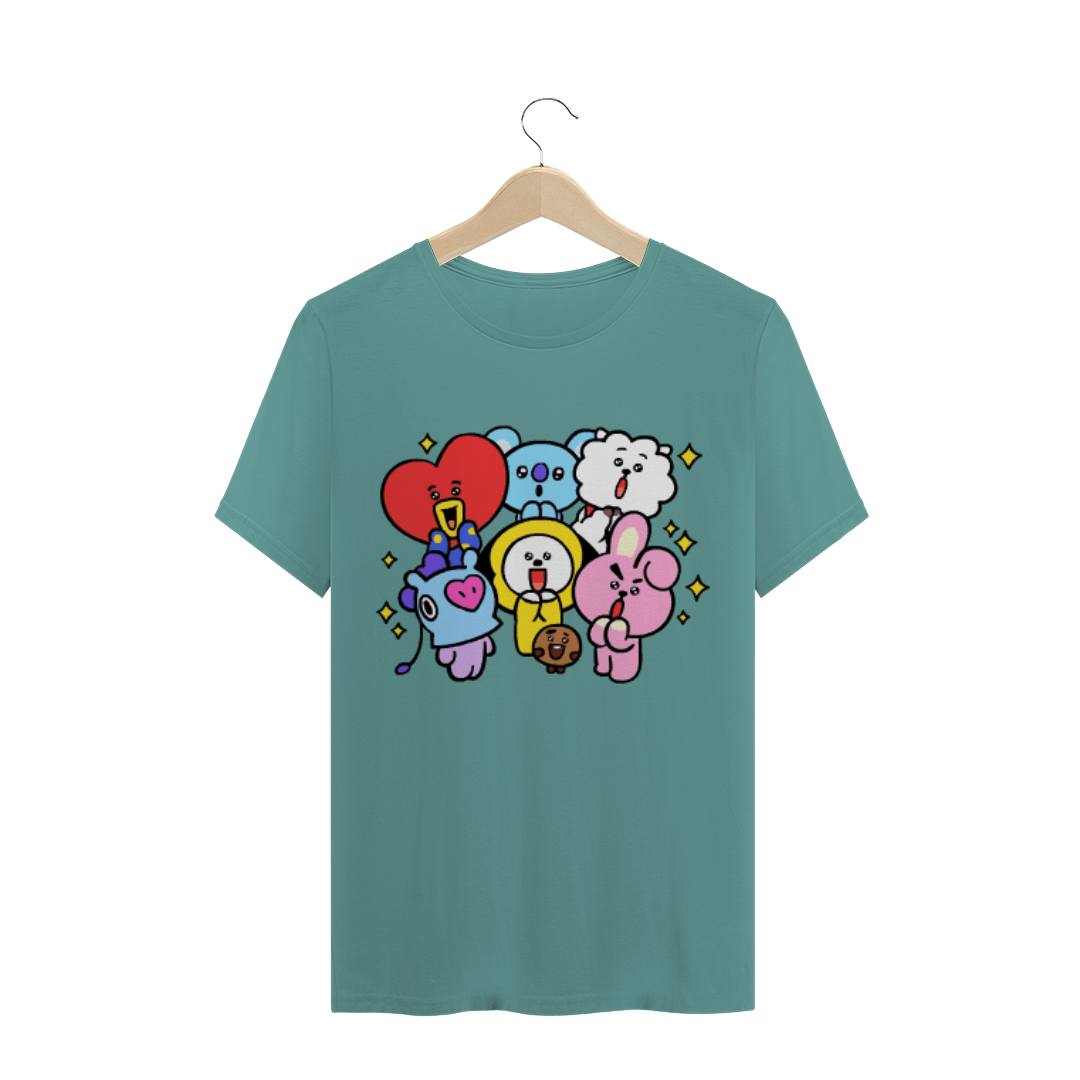 Nome do produto  CAMISA ESTONADA BTS21 - (BTS)