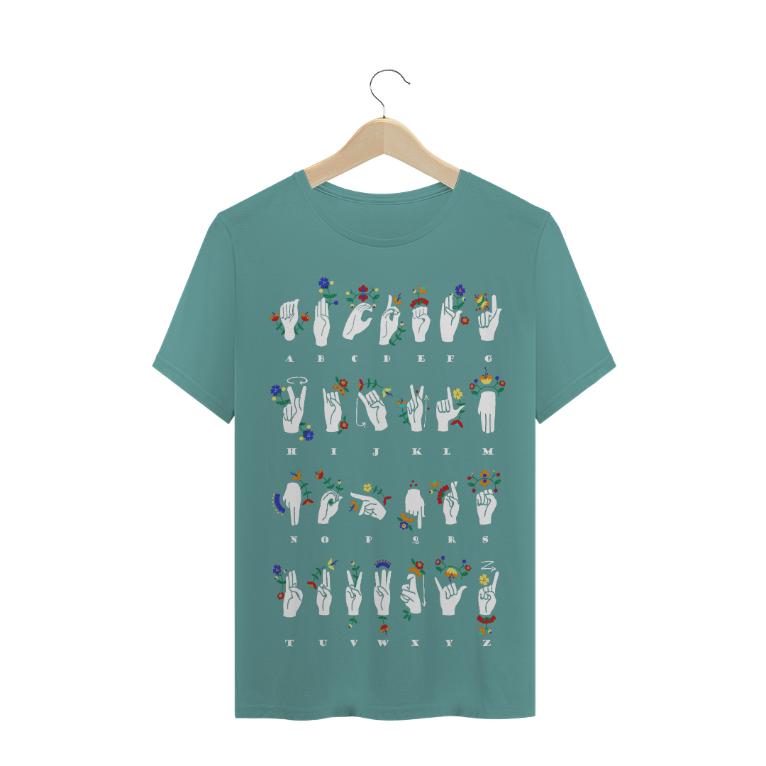 Nome do produto  CAMISA ALFABETO LIBRAS