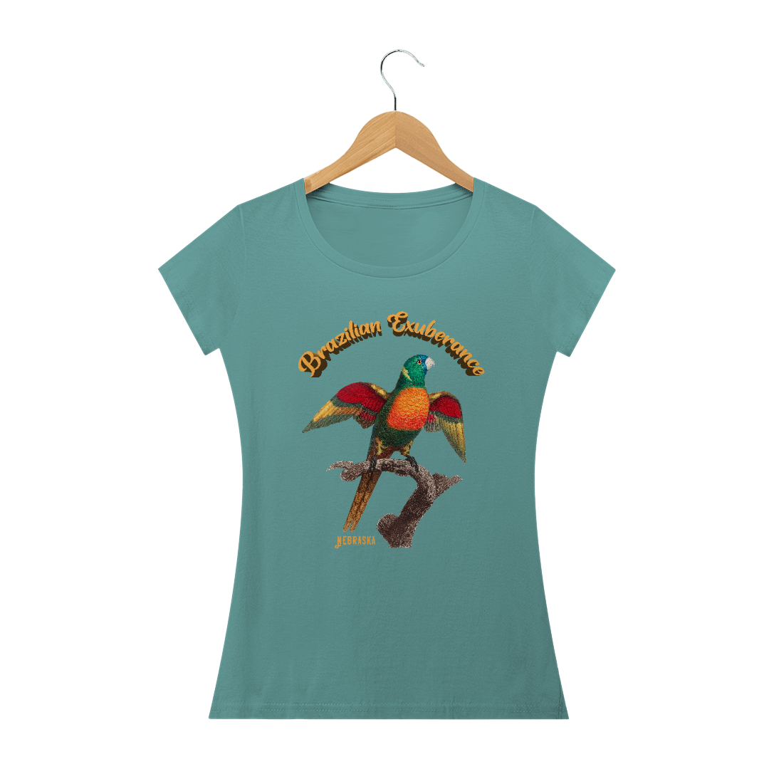 Nome do produto  Camiseta  Baby long Braziilian Exuberance