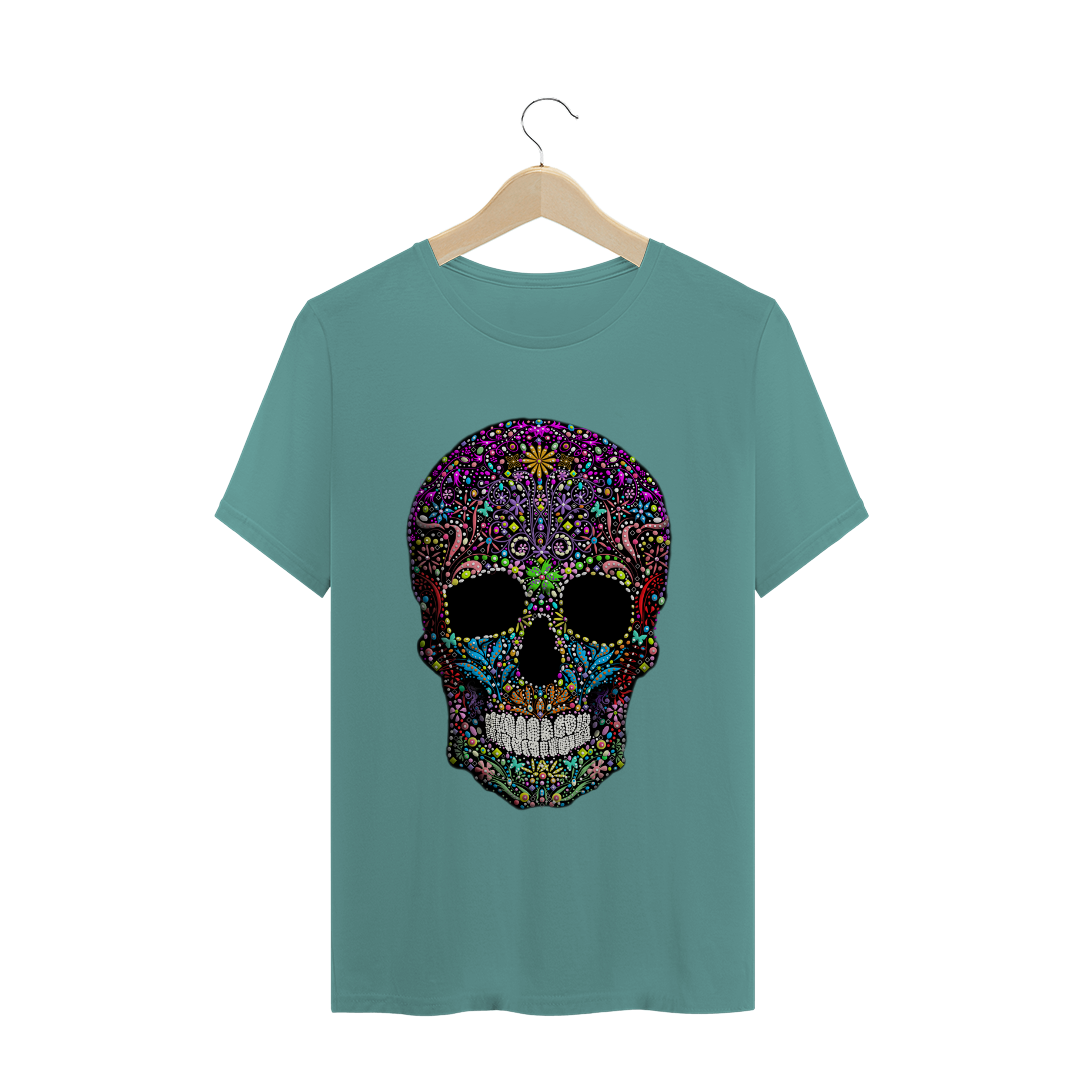 Caveira de Azulejo de Vidro