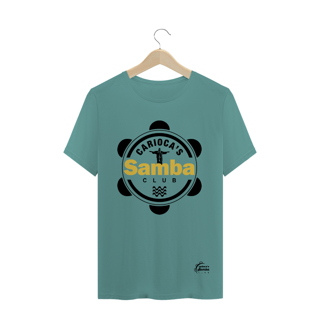 T-Shirt Estonada Carioca's Samba Club | Pandeiro Cristo Redentor