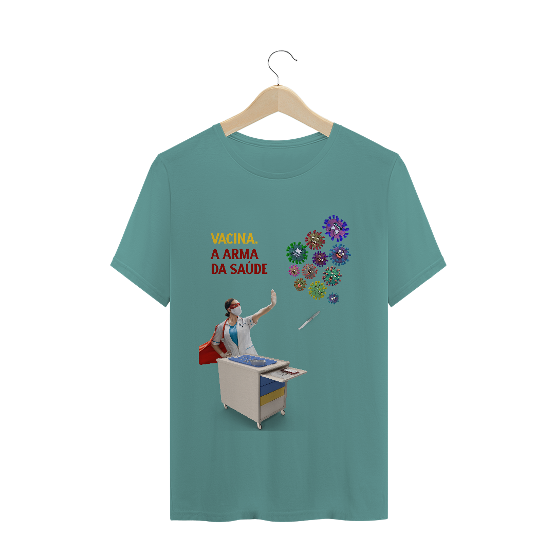 Camiseta Estonada - Vacina. A Arma da Saúde.