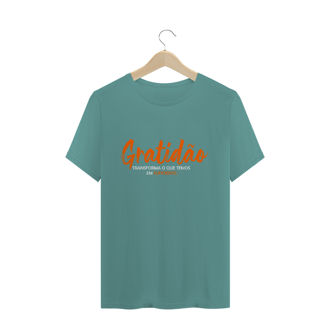 Nome do produto  Camiseta Estonada Masculina Gratidão