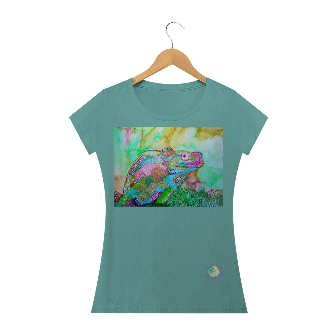 Baby Look Estonada Camaleao