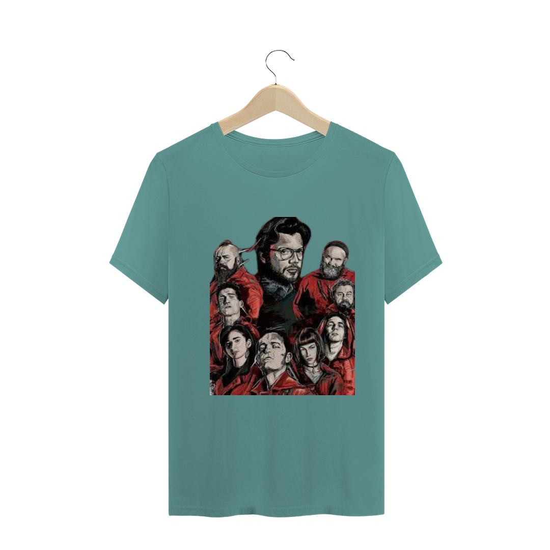 Nome do produto  Camisa Estornada-La casa de papel/grupo