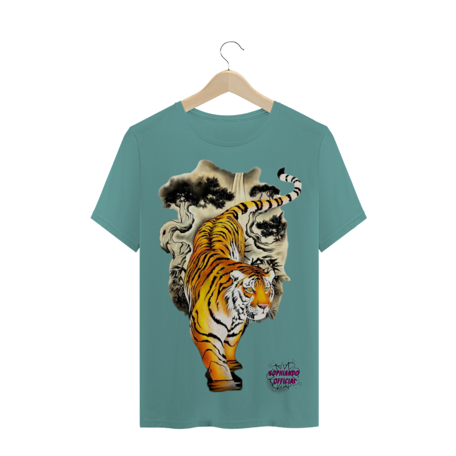 Nome do produto  Tigre! Camisa Masculina Estonada