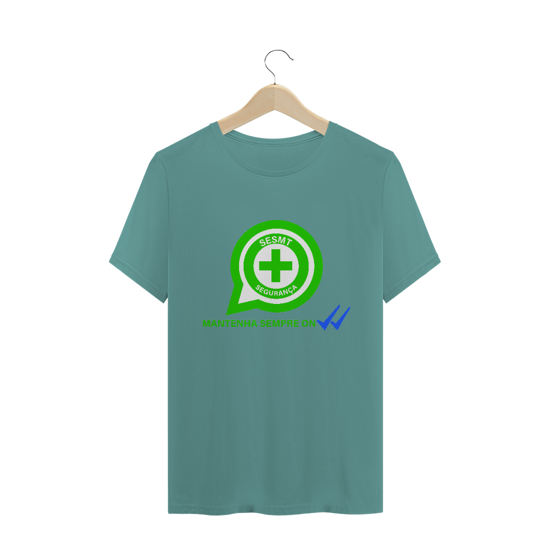 Nome do produto  CAMISETA MASCULINA: Sempre conectado a segurança