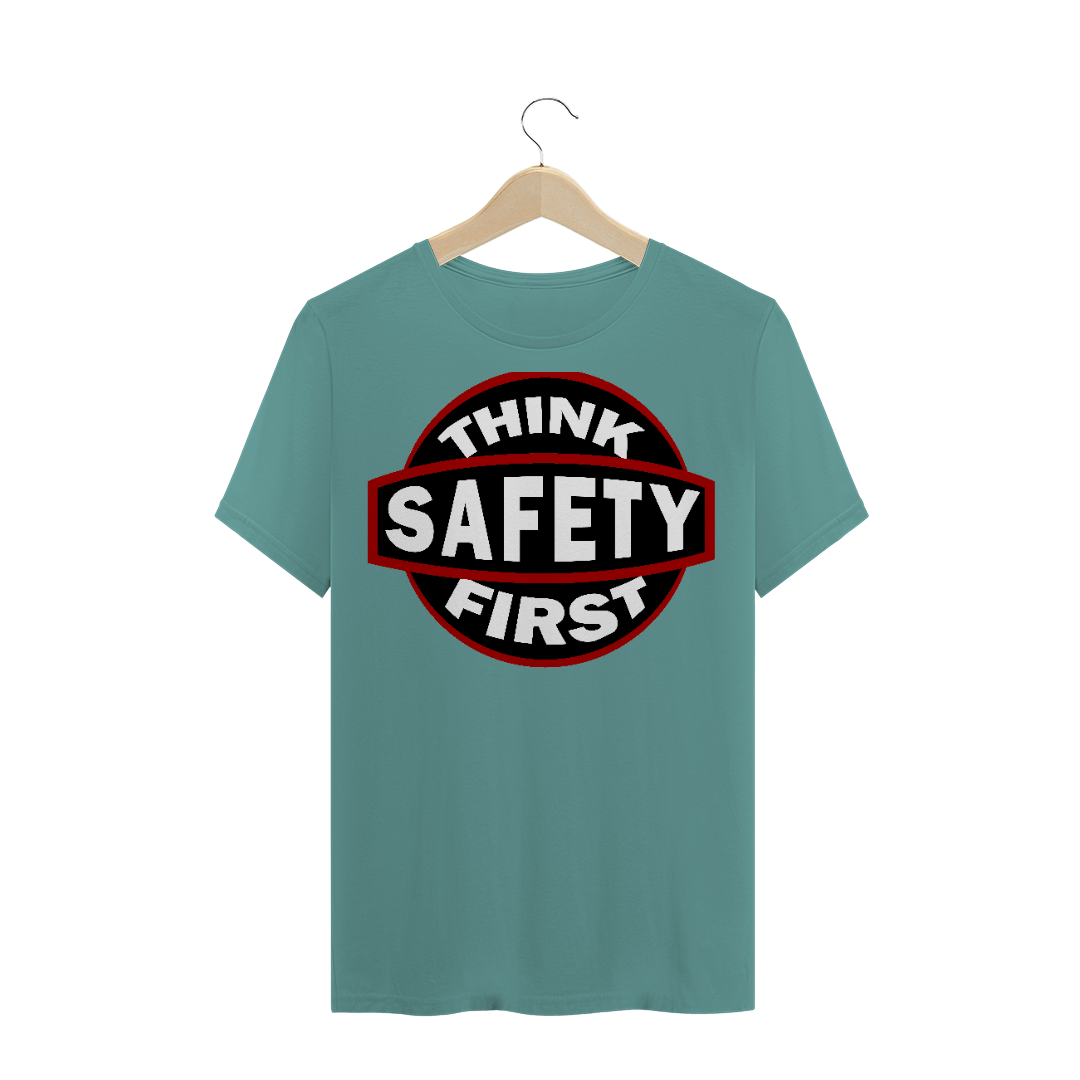 Nome do produto  CAMISETA MASCULINA:  Think Safety
