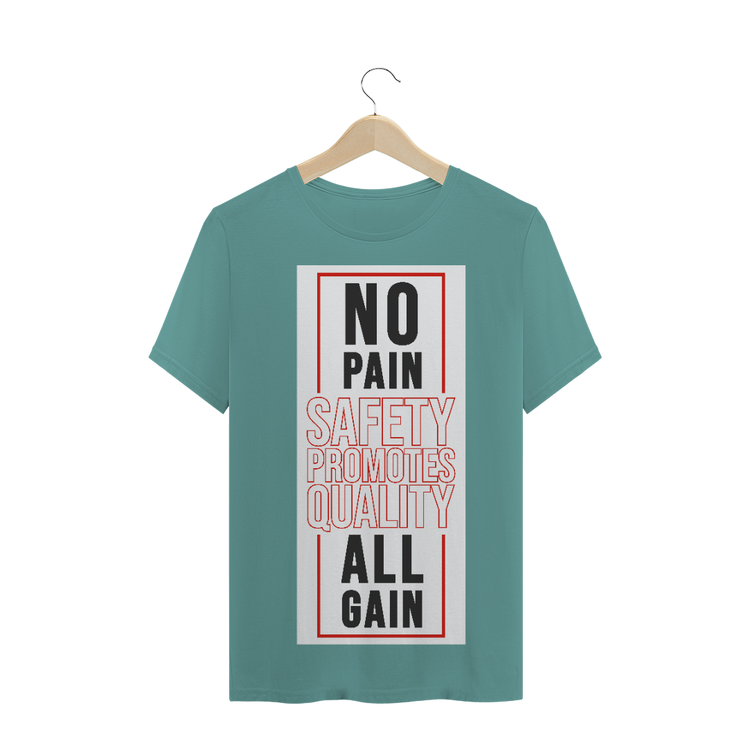 Nome do produto  CAMISETA MASCULINA: No pain all gain