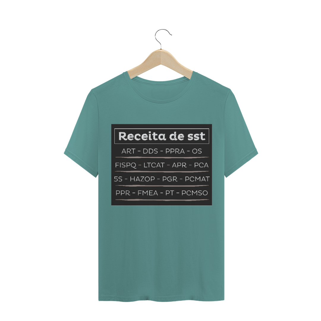 Nome do produto  CAMISETA MASCULINA: Receita da segurança