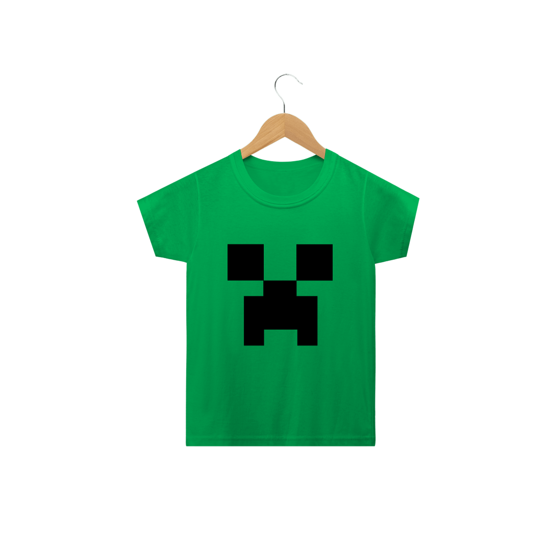 Nome do produto  Blusa infantil Creeper - Minecraft