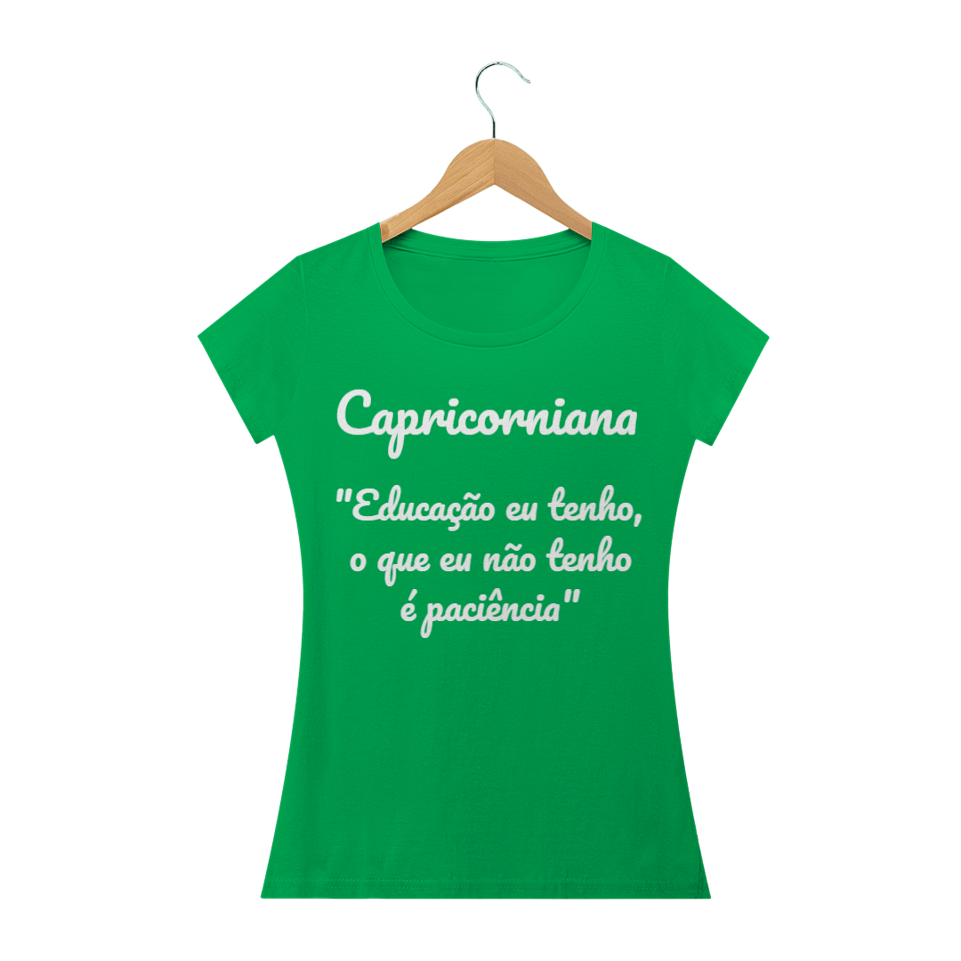 Nome do produto  Camisa Capricorniana