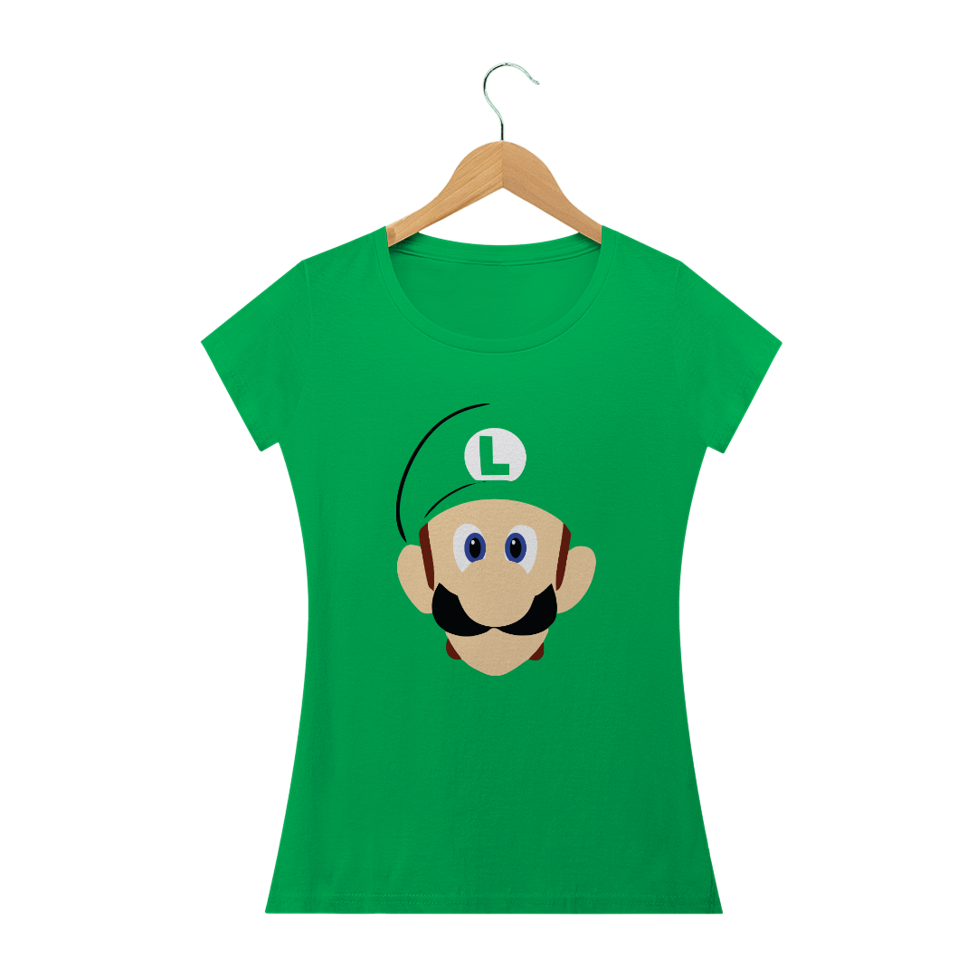 Nome do produto  Luigi Minimalista - Camiseta Babylook