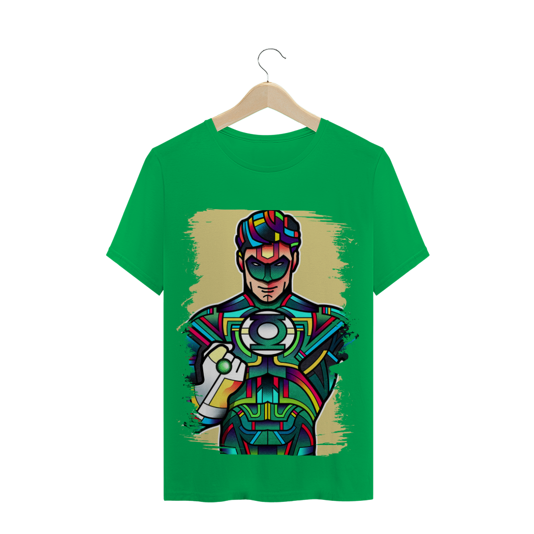 Nome do produto  Camiseta Vitral Lanterna Verde