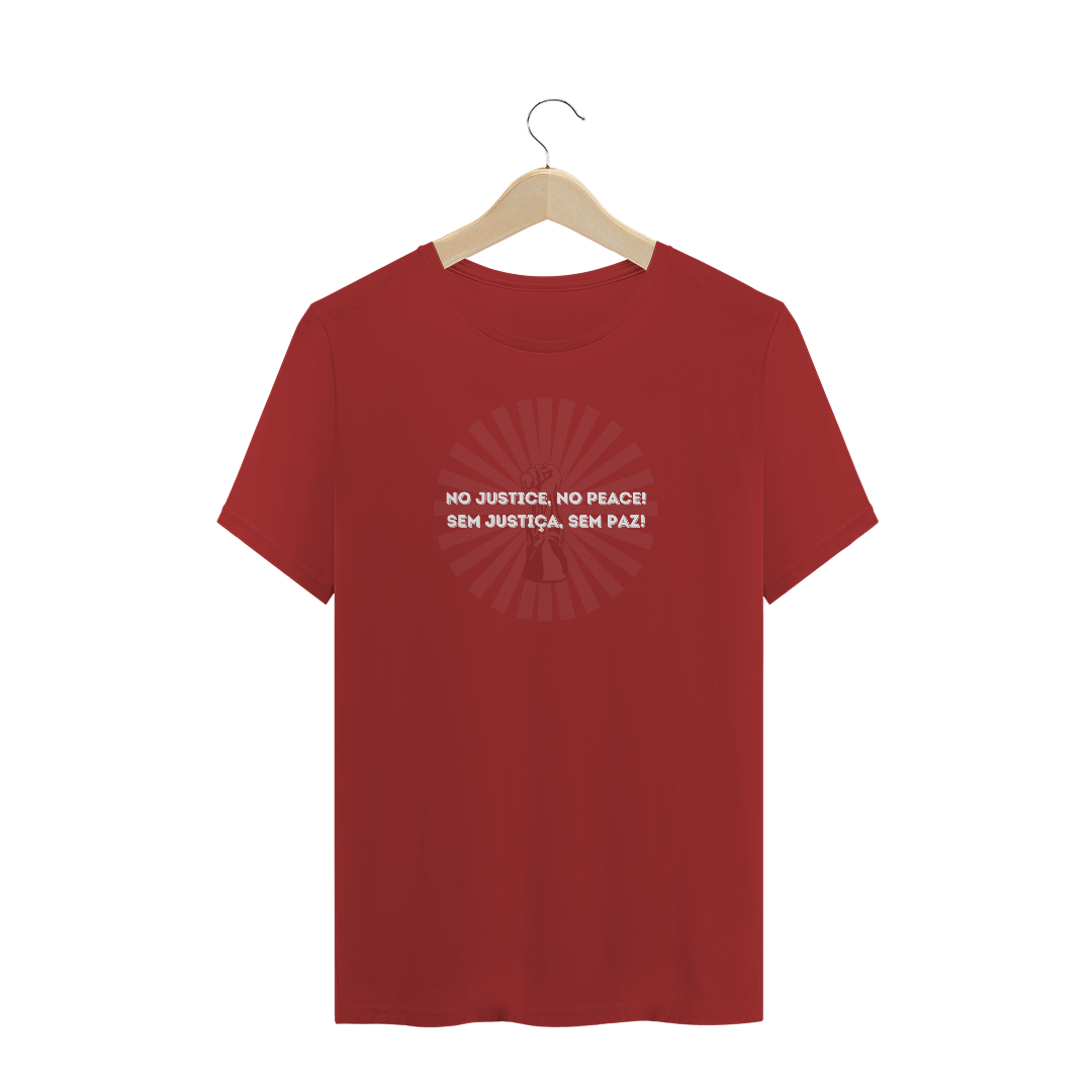 Nome do produto  Camiseta Estonada Sem, Justiça Sem paz!
