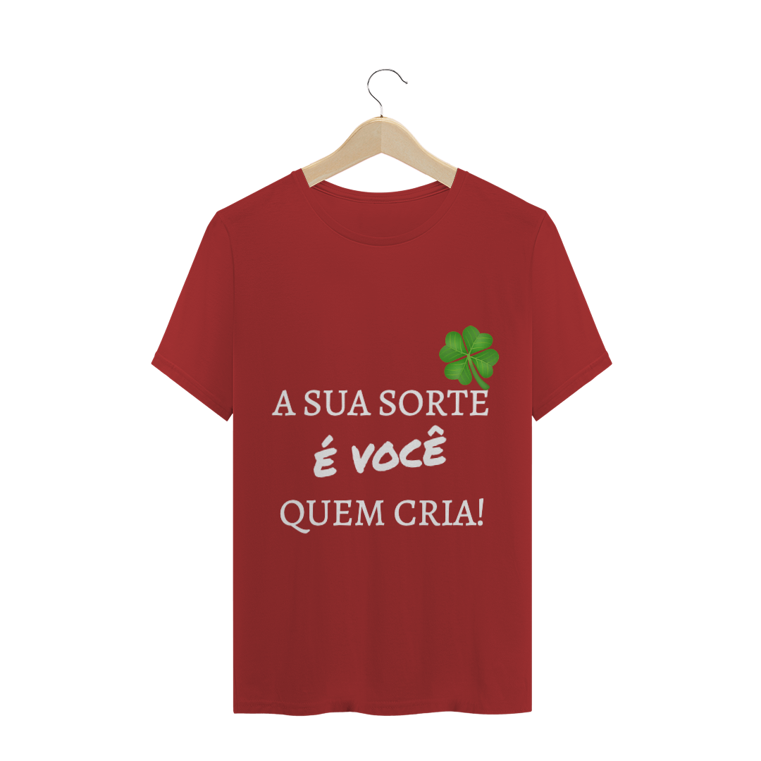 Nome do produto  Camiseta Masculina Trevo da Sorte