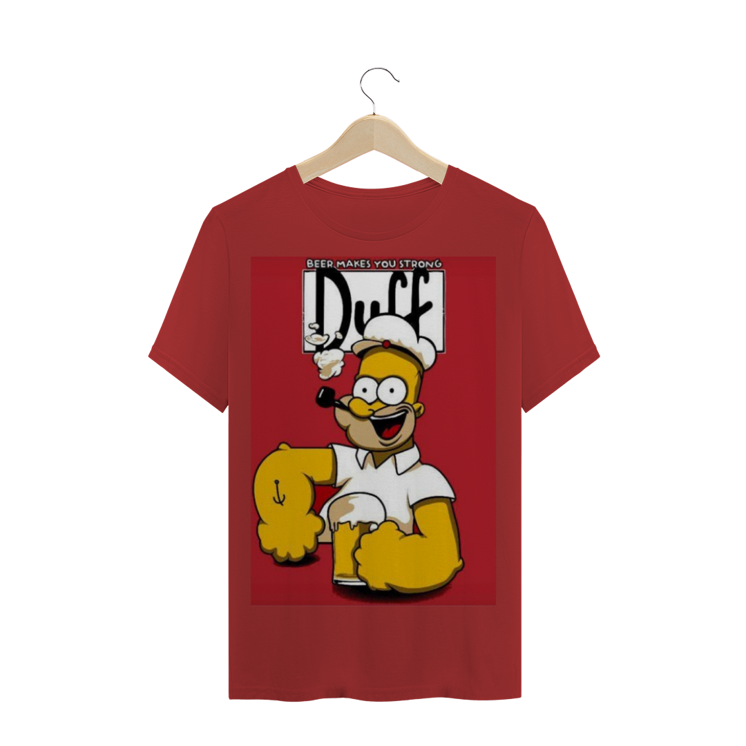 Nome do produto  T-shirt Homer beer makes you strong