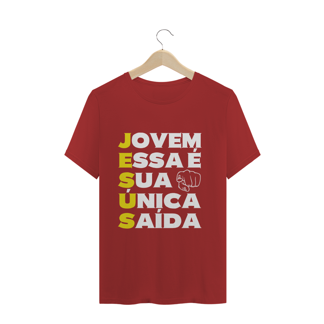 Nome do produto  Camiseta - Jesus única saída 