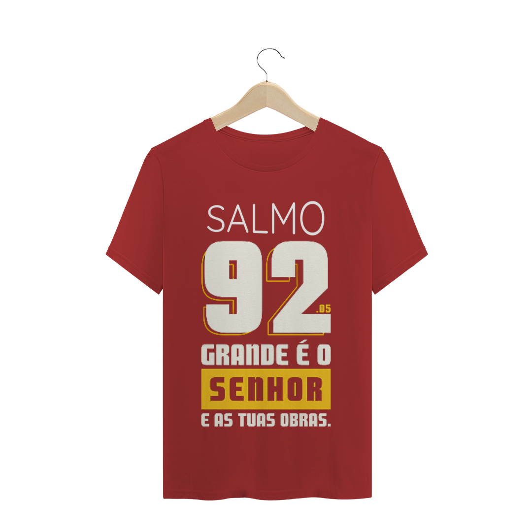 Nome do produto  Camiseta Salmo 92