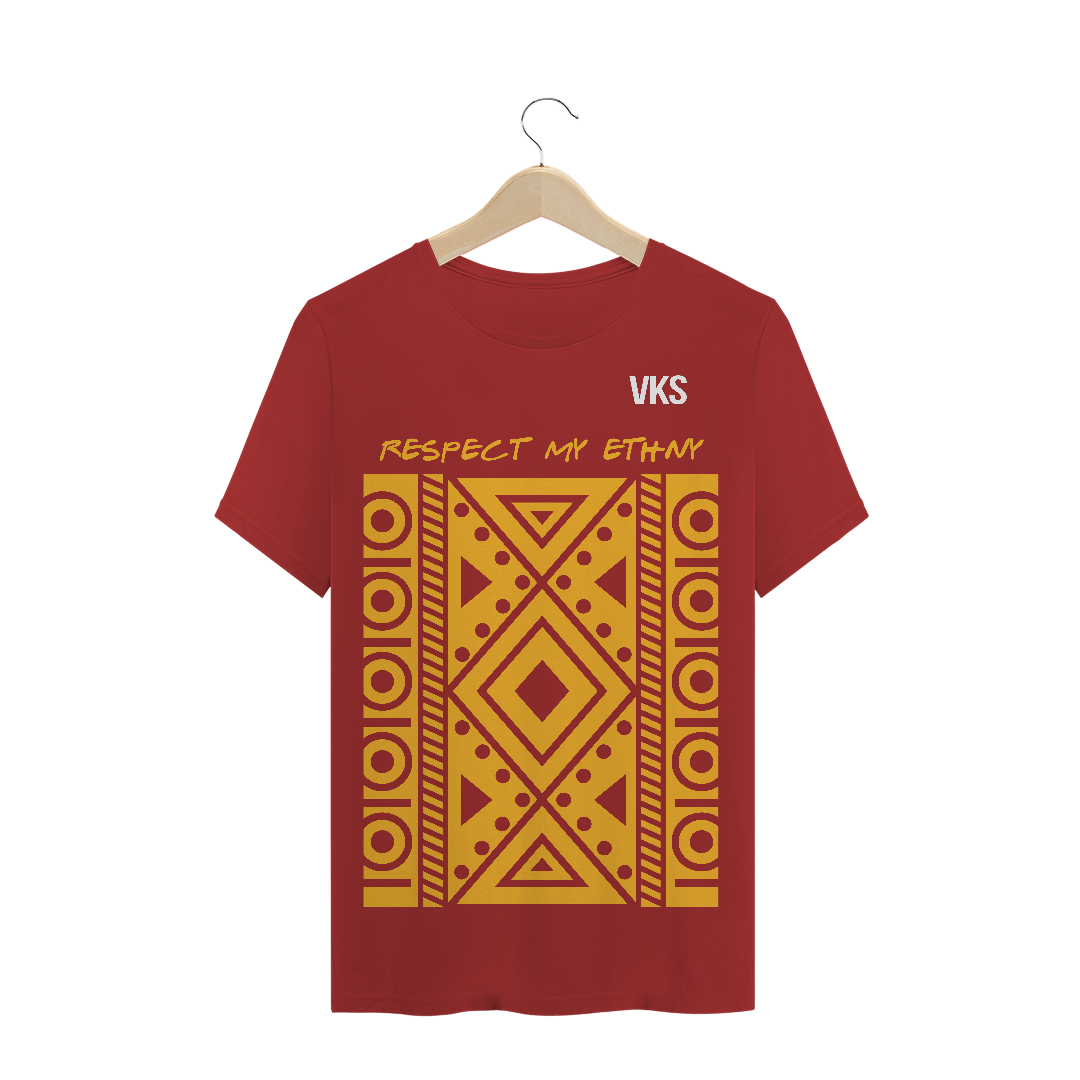Nome do produto  Respect my Ethny VKS - Camiseta Estonada