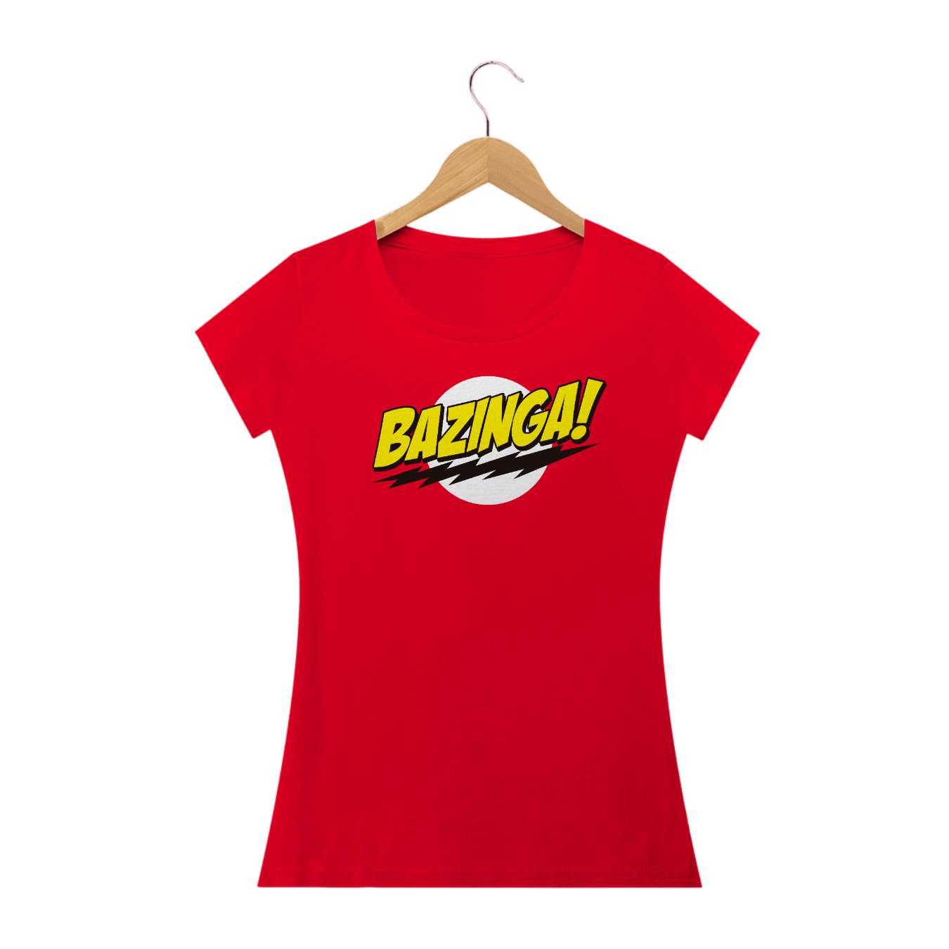 Nome do produto  The Big Bang Theory Bazinga! - Camiseta Feminina