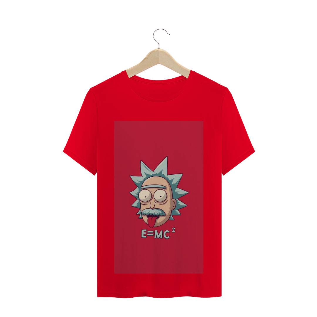 Nome do produto  Camiseta einstein rick