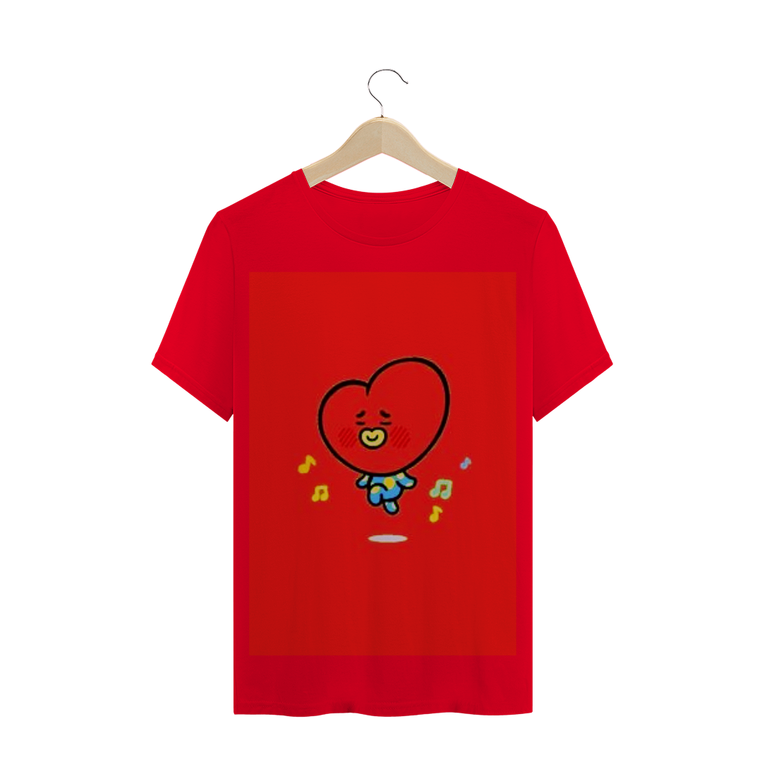 Nome do produto  camisa Bts -Tata vermelho masculina