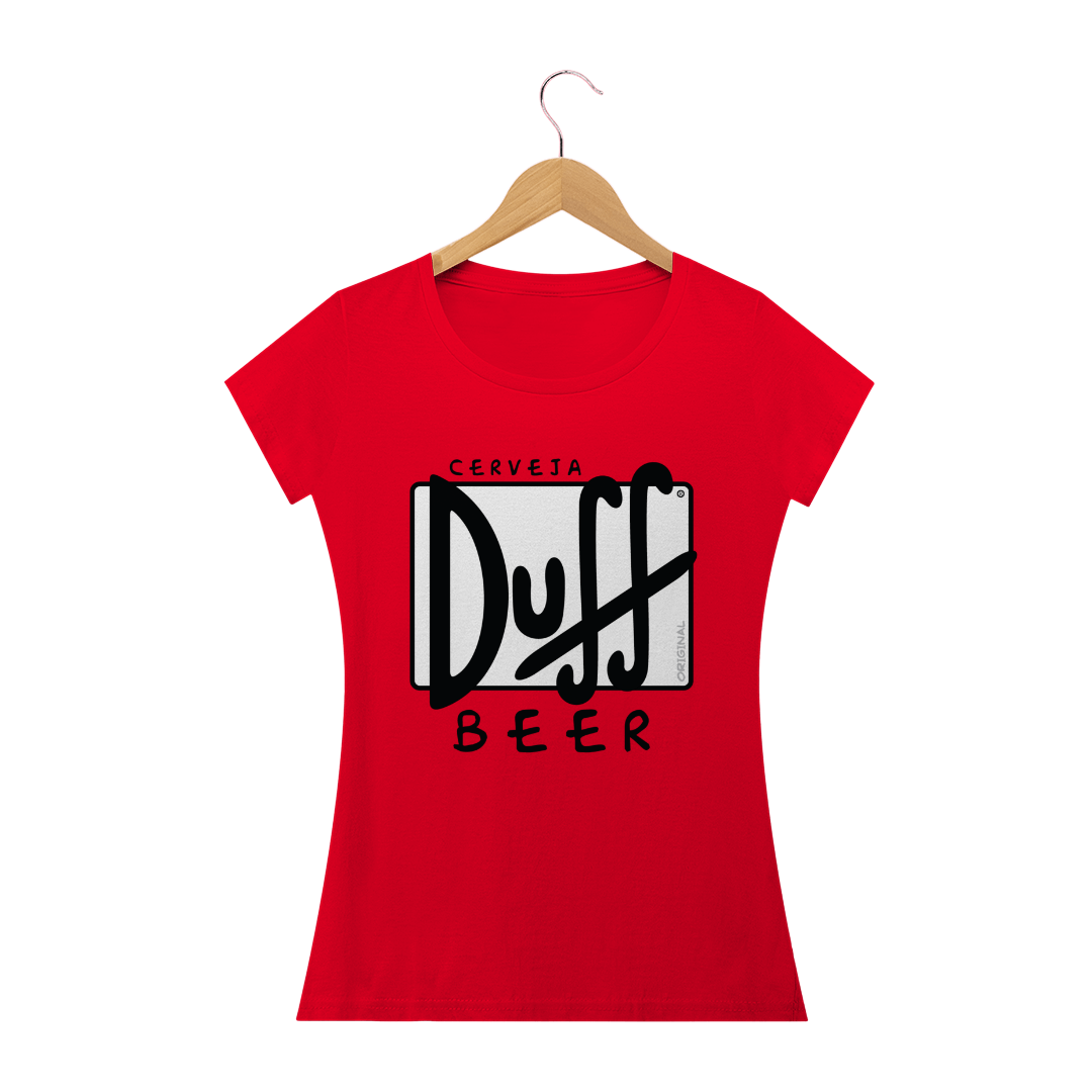 Nome do produto  Camiseta Baby Look Duff Beer - Cartoons/Animes