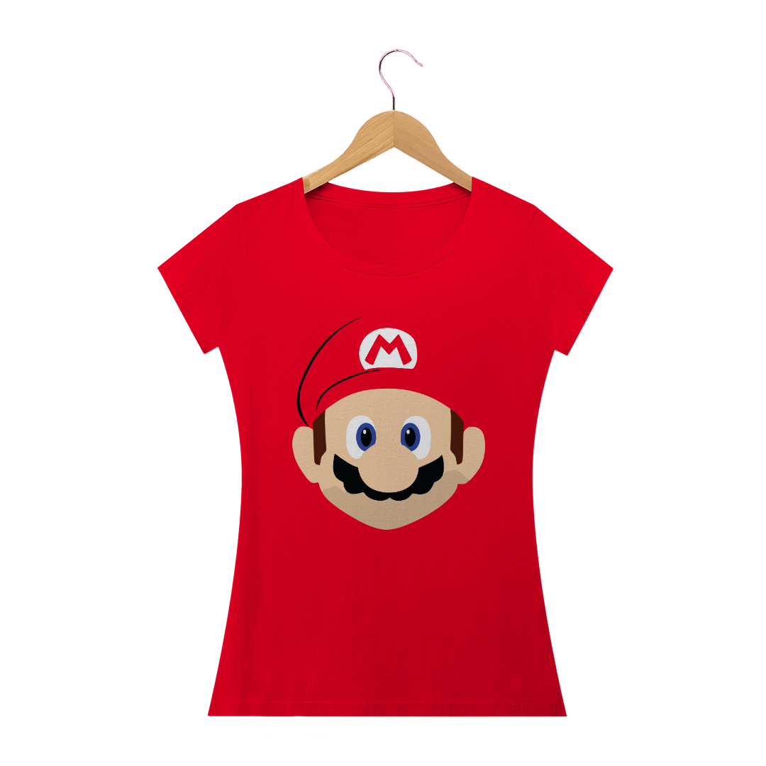 Nome do produto  Mario Minimalista - Camiseta Babylook