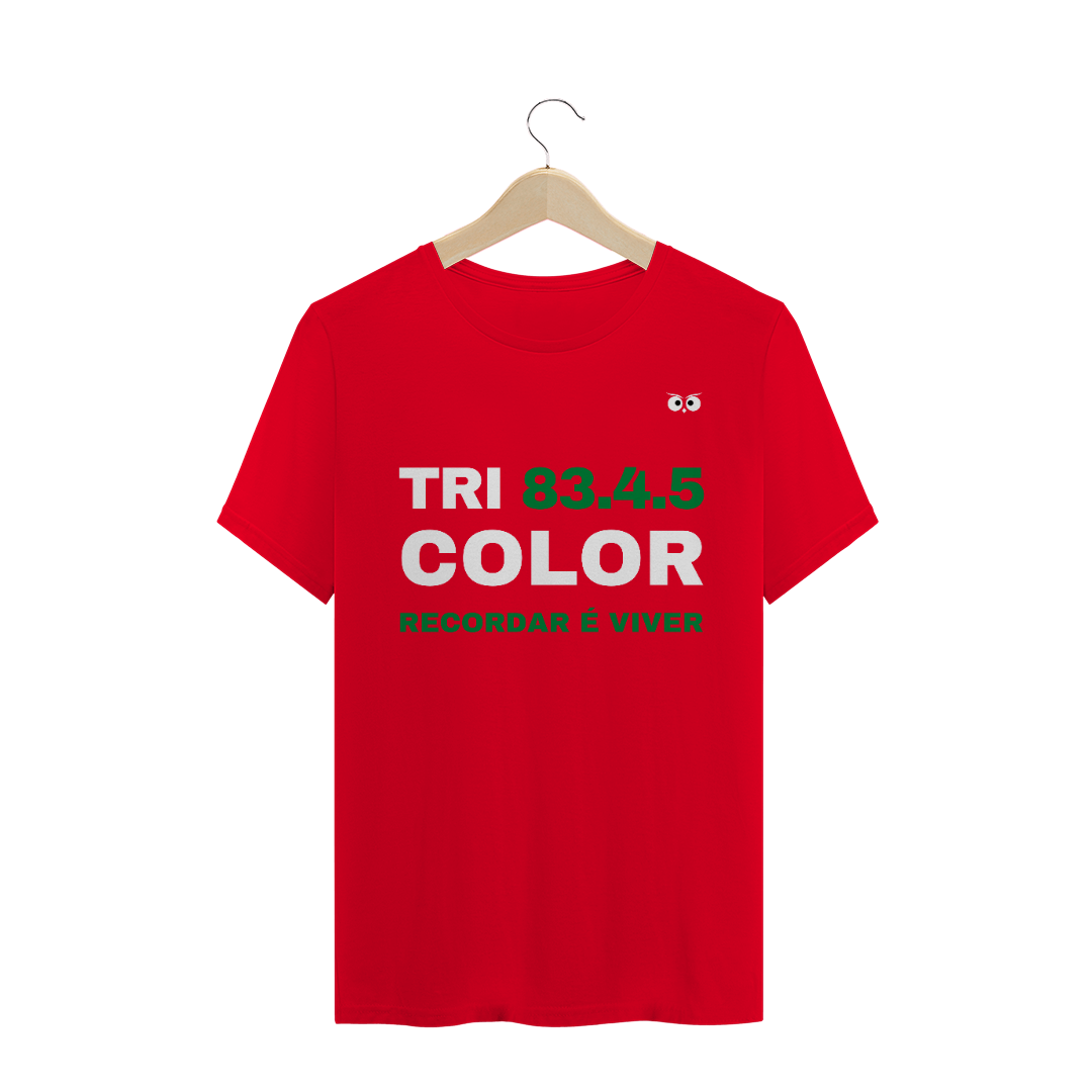 Nome do produto  T-Shirt TRICOLOR VERMELHA