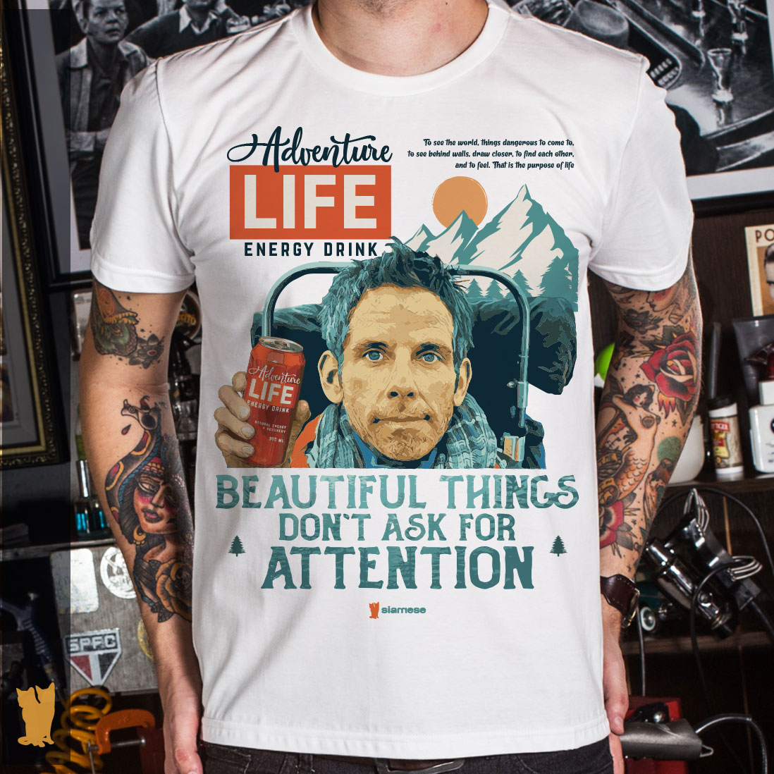 SIAMESE WALTER MITTY ADVENTURE LIFE BRANCA