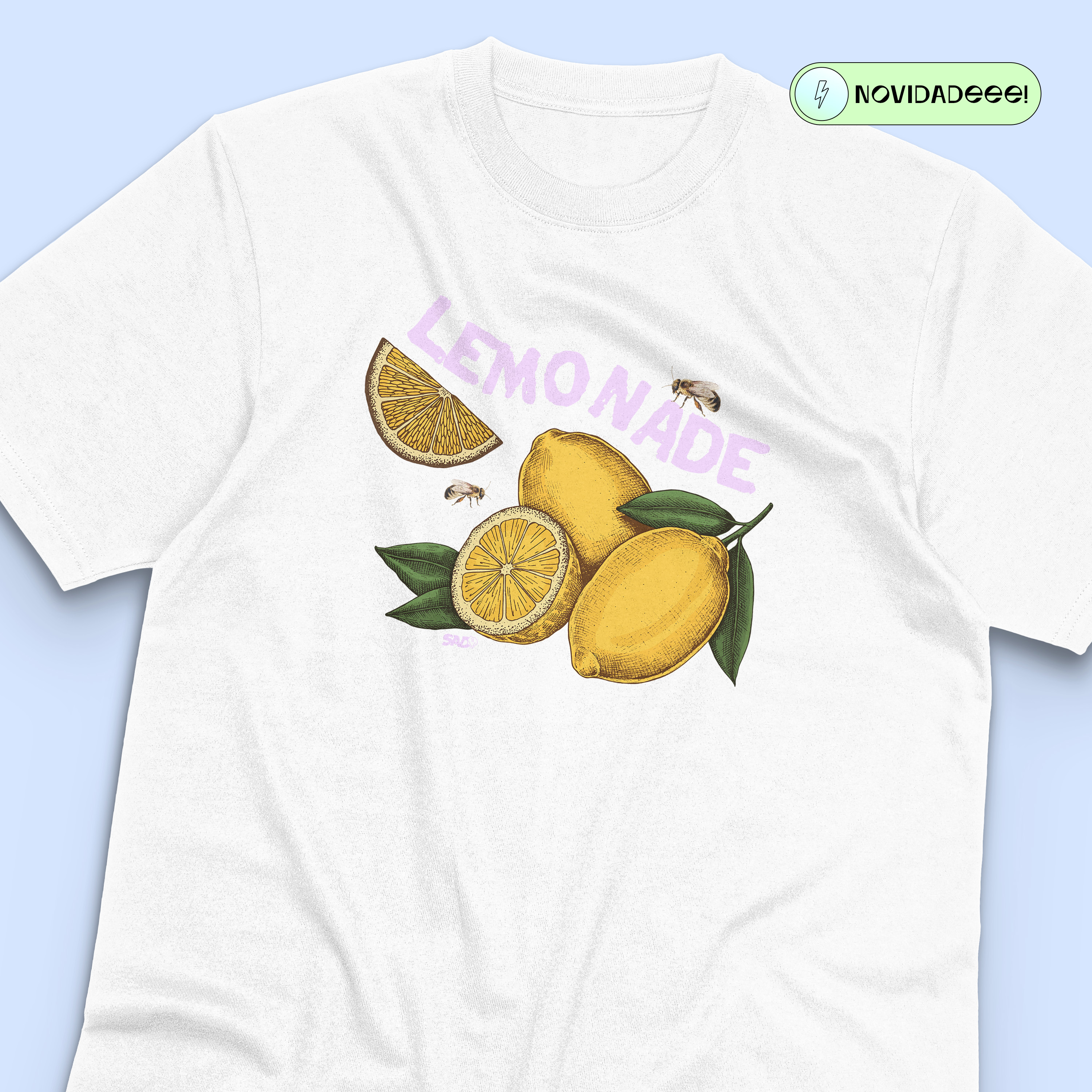 Nome do produto  Camiseta Classic Lemonade Bee