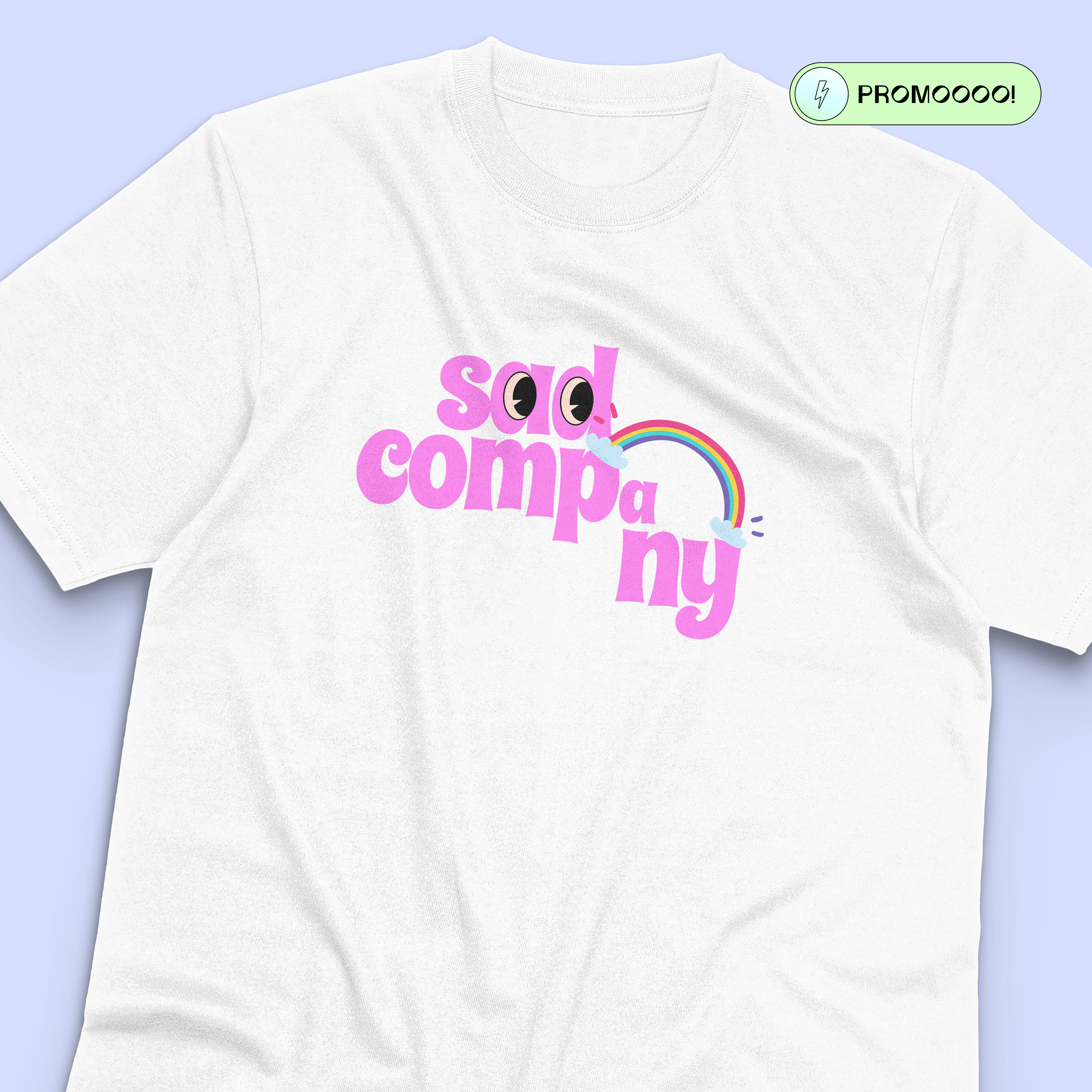 Nome do produto  Camiseta Classic Graphics Sad Company Rainbow