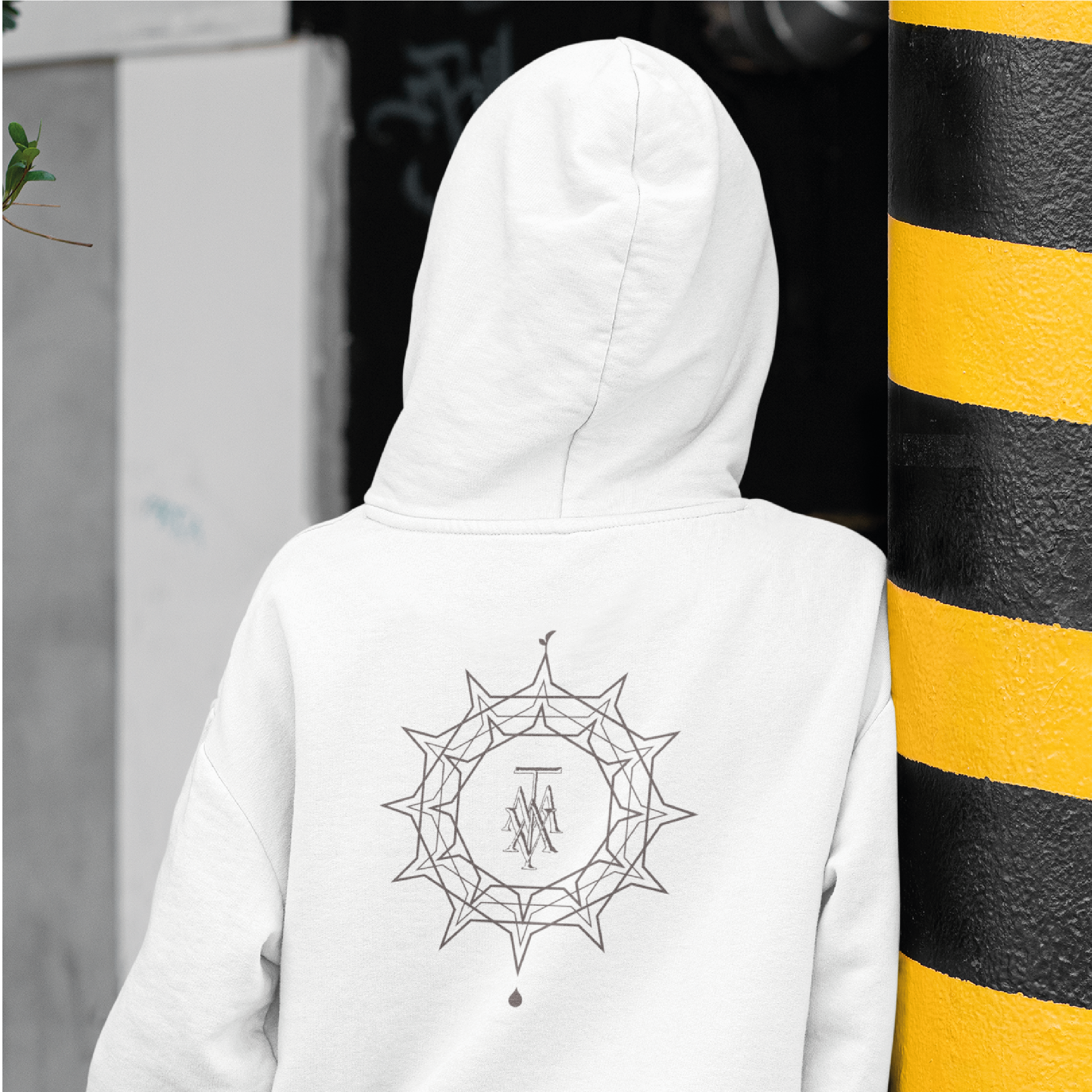 Nome do produto: Moletom Zíper Martyr Coroa Branco