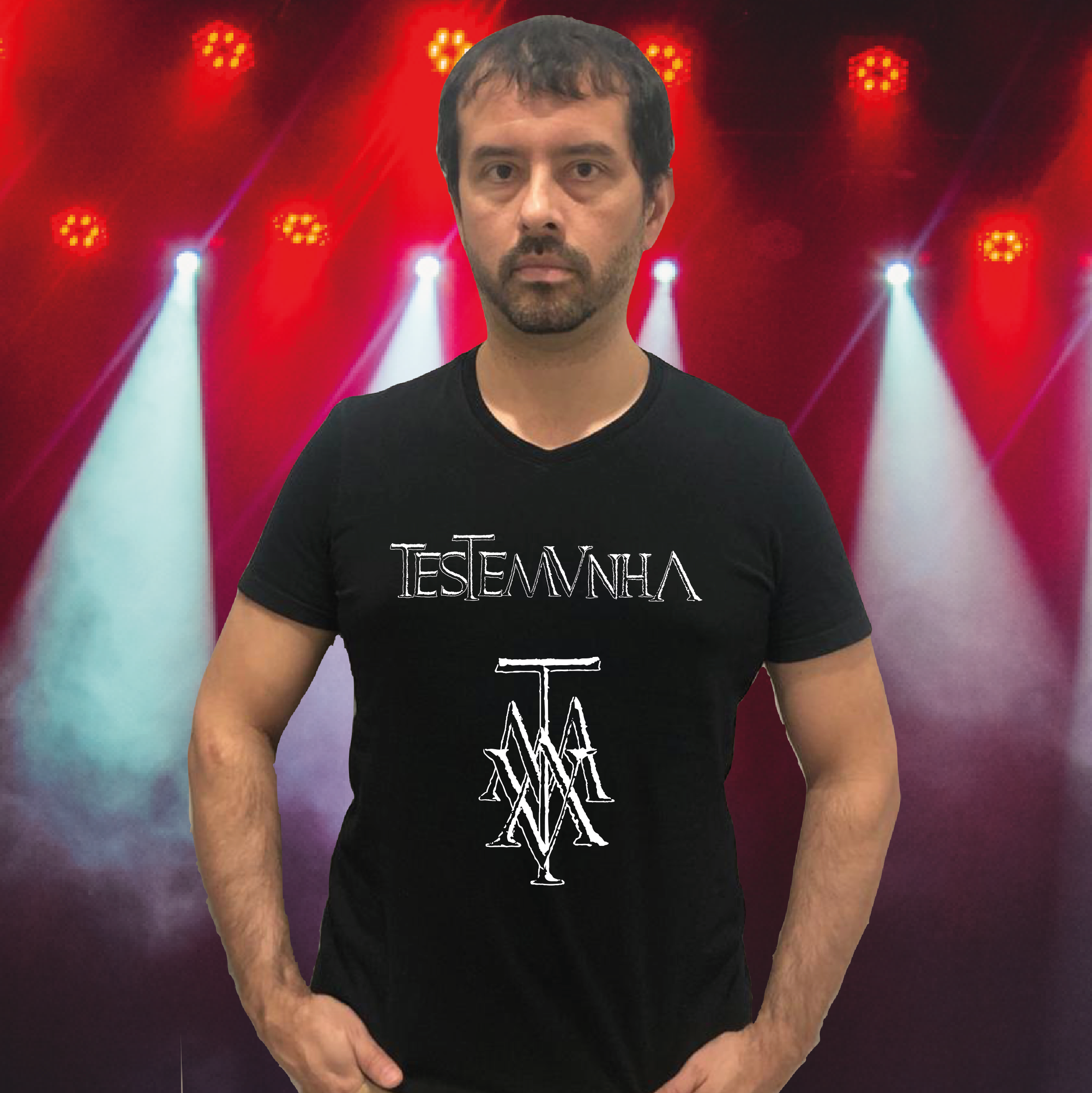 Nome do produto  Camiseta Testemunha Básica escura
