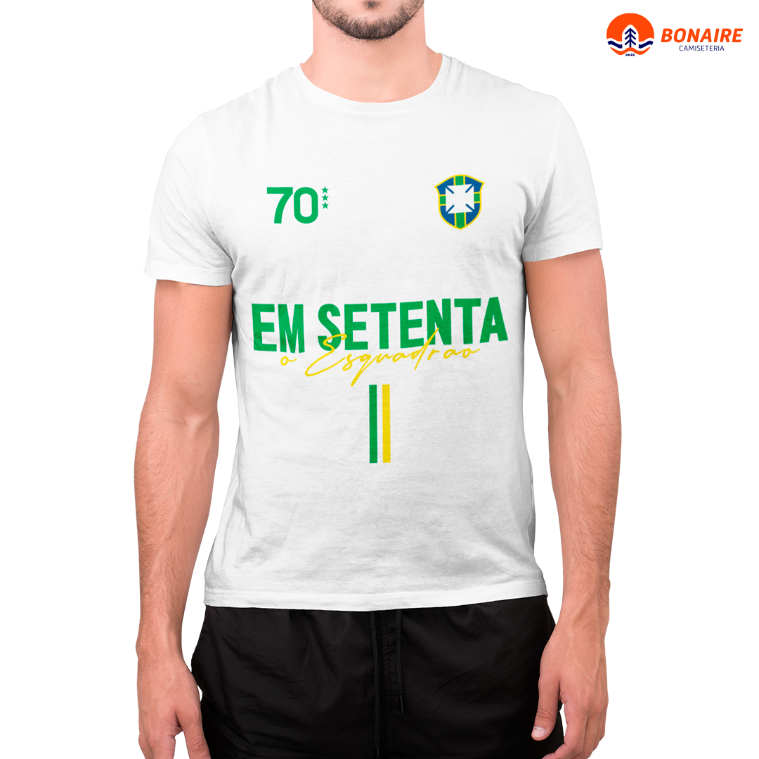 Camisa Canarinho - 70 Branca