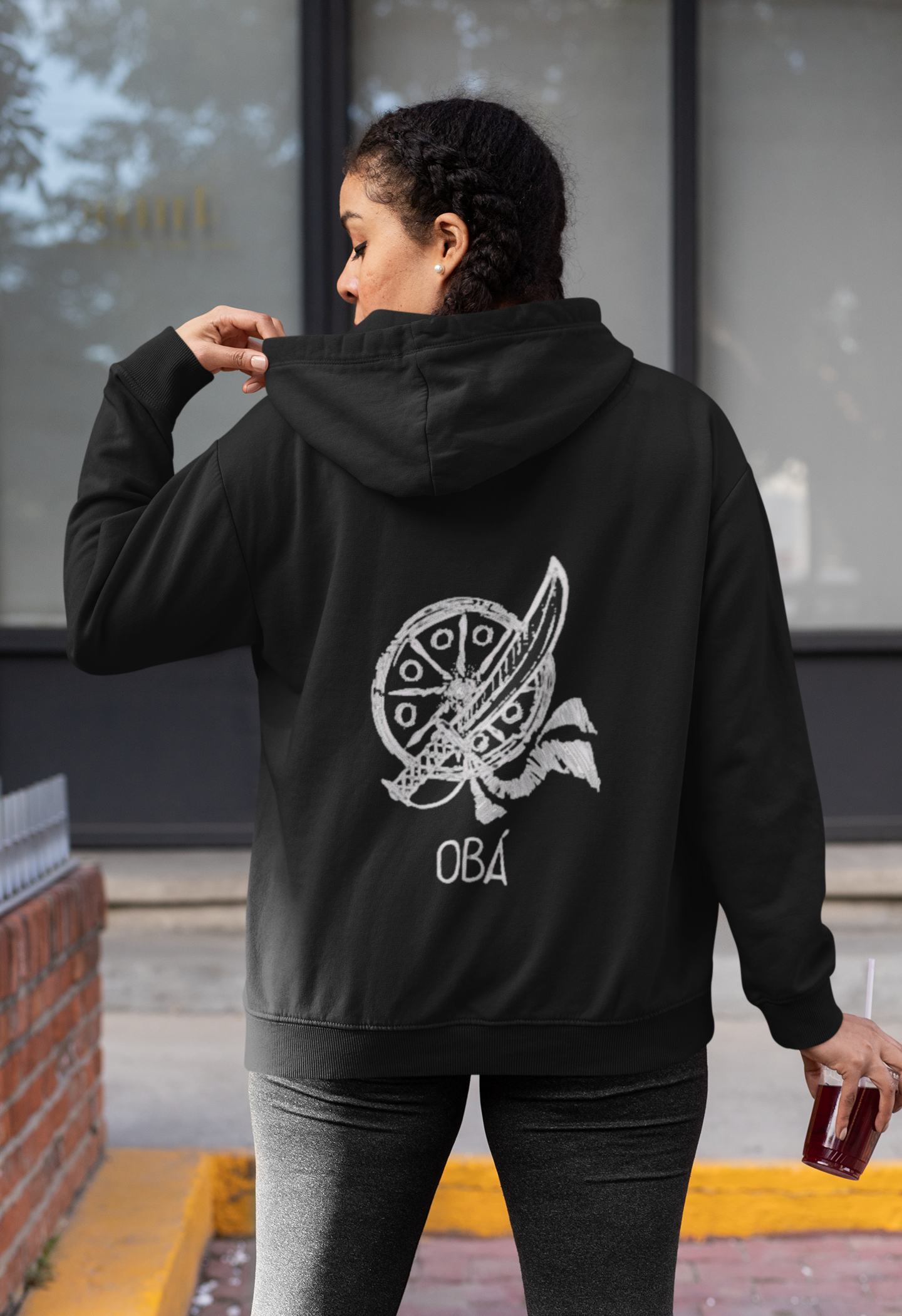 Moletom de Zíper Orixá Obá (Unisex)