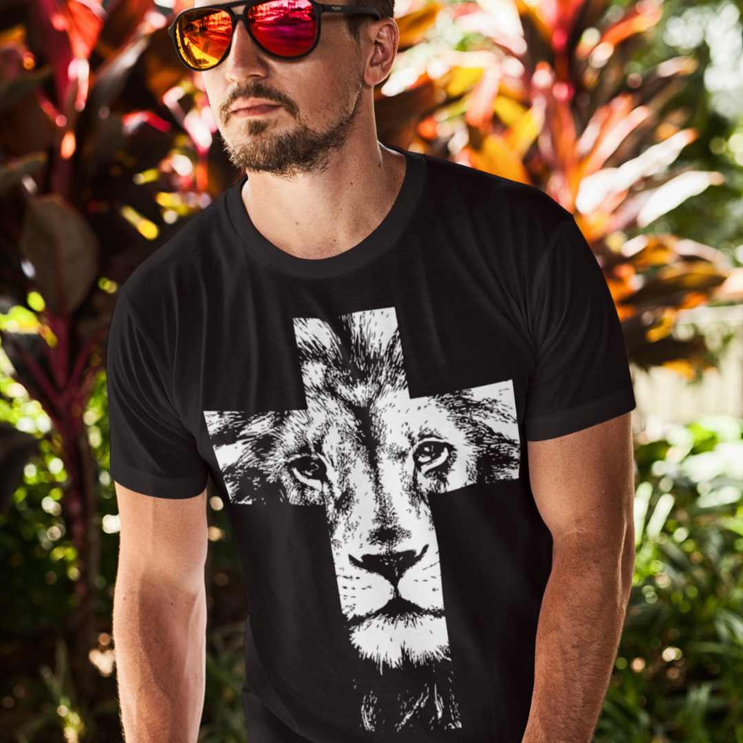 Camiseta Leão  Cruz