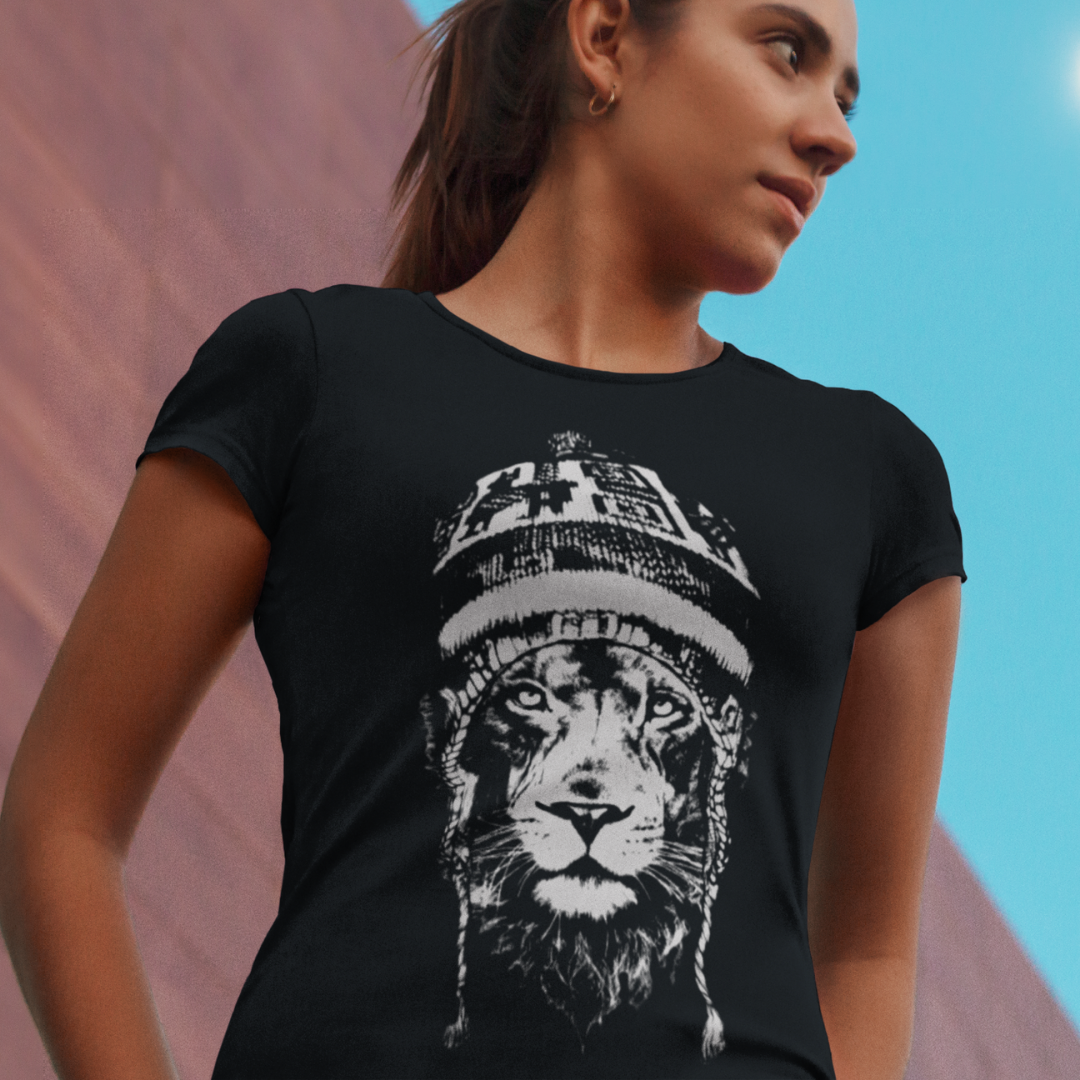 Baby Look Feminina Leão Estilo 