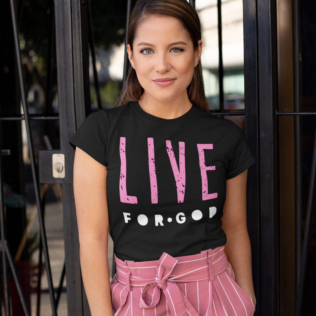 Baby Look Feminina Live for God