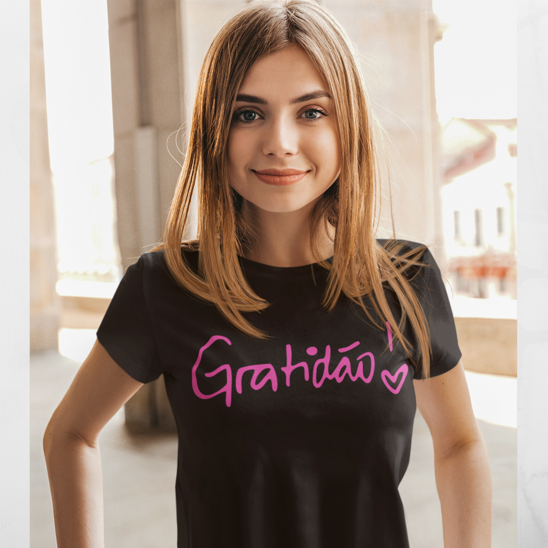 Baby Look Feminina Gratidão